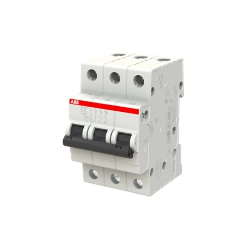 Interruptor Termomagnético SH203L-C50 tripolar 50A 4,5kA curva C